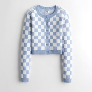Hollister checkered sweater